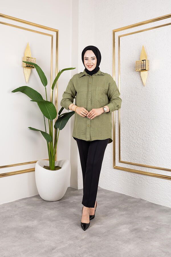 Beli Lastikli Siyah Pantolon-3036 Siyah