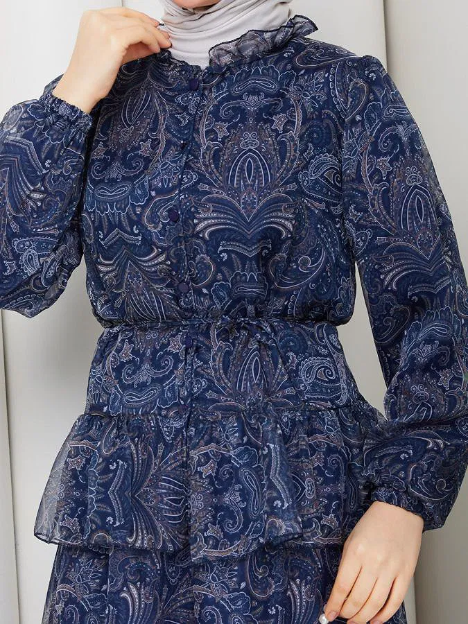 Etnik Desenli İkili Takım-5130 Laci