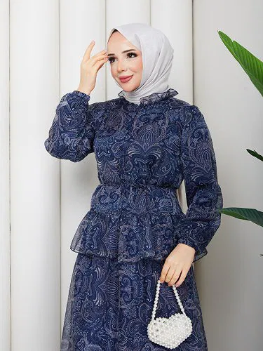 Modaebva - Etnik Desenli İkili Takım-5130 Laci (1)