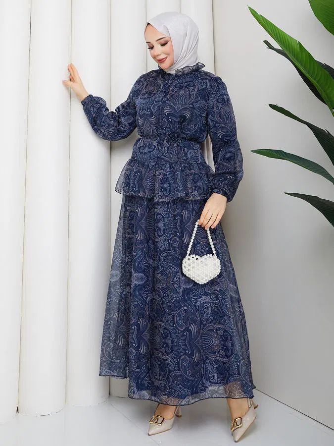 Etnik Desenli İkili Takım-5130 Laci