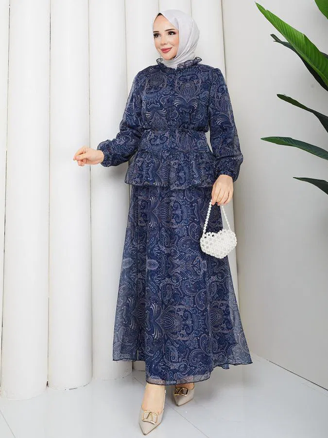 Etnik Desenli İkili Takım-5130 Laci