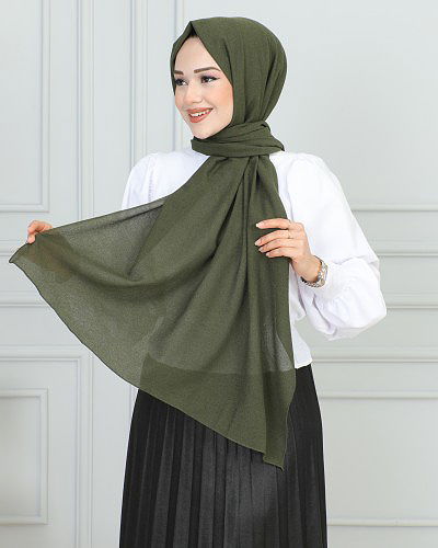 JAWEL ŞAL - Krinkıl Desen Şal-1944 Zümrütyeşili