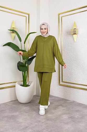 Modal İkili Takım-5061 Asit yeşili - Thumbnail