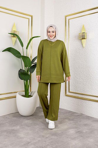 Modal İkili Takım-5061 Asit yeşili - Thumbnail