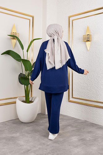 Modal İkili Takım-5061 Lacivert - Thumbnail