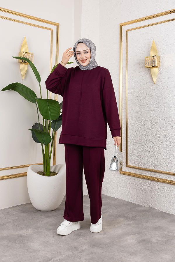 Modal İkili Takım-5061 Mürdüm