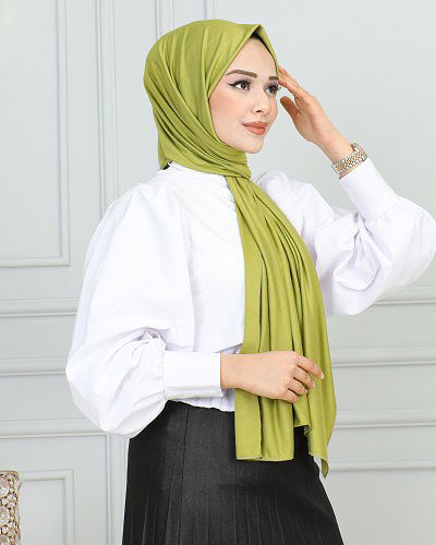 Penye Şal-1941 Fıstık yeşili - Thumbnail