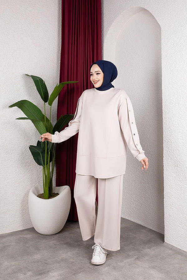 Scuba Kumaş İkili Takım-2024 Bej