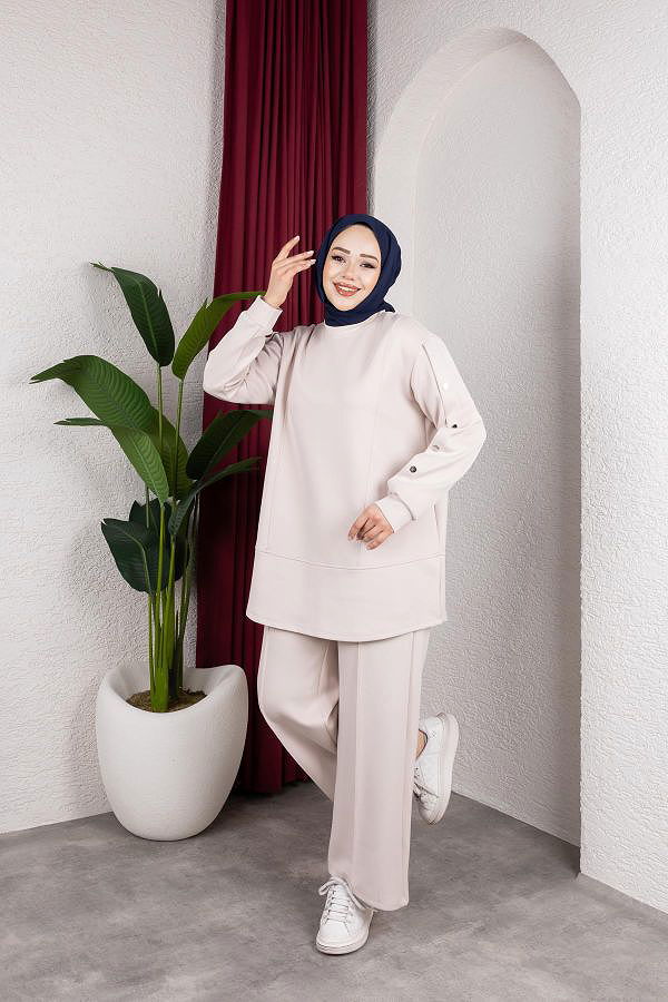 Scuba Kumaş İkili Takım-2024 Bej