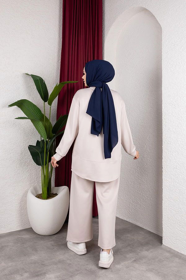 Scuba Kumaş İkili Takım-2024 Bej