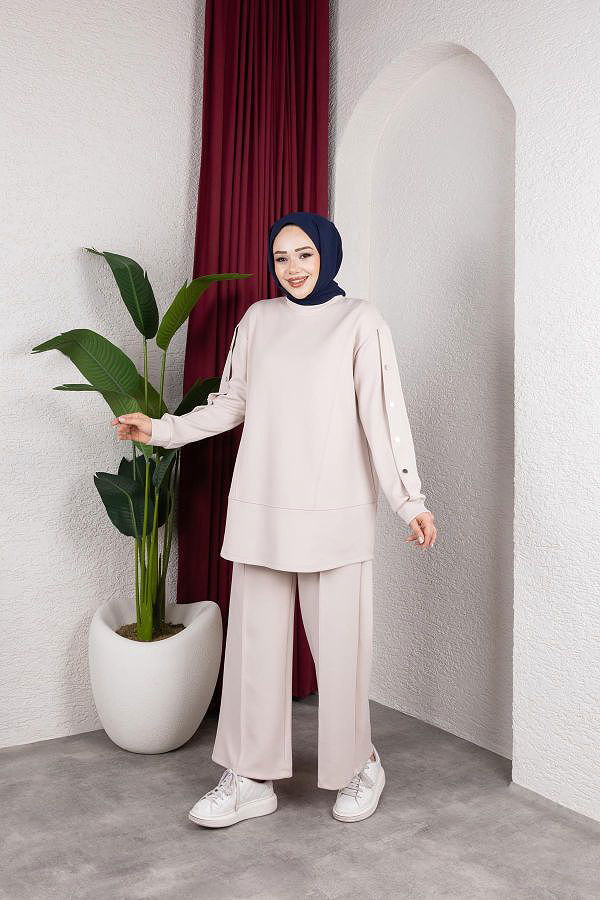 Scuba Kumaş İkili Takım-2024 Bej