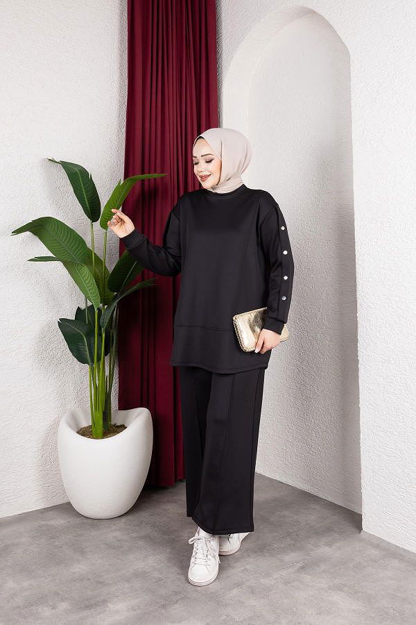 Scuba Kumaş İkili Takım-2024 Siyah