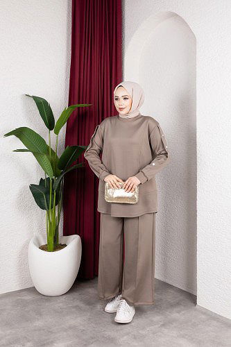 Scuba Kumaş İkili Takım-2024 Vizon - Thumbnail