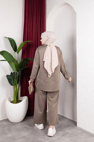 Scuba Kumaş İkili Takım-2024 Vizon - Thumbnail