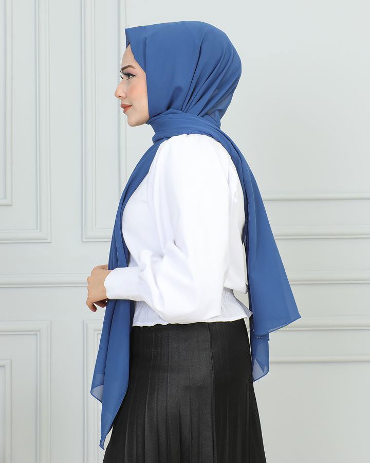 Şifon Şal-1942 Mavi