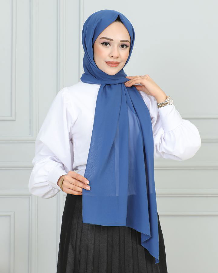 Şifon Şal-1942 Mavi