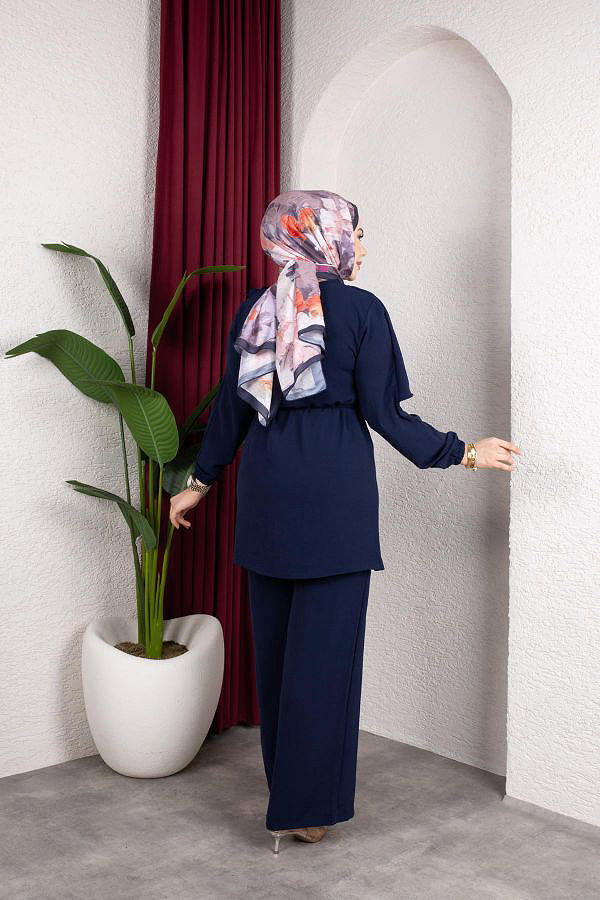 Toka Detaylı Ayrobin Takım-2639 Lacivert
